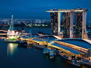 マリーナベイサンズ シンガポール Marina Bay Sands Singapore 海外旅行のご予約はハッピーホリデー